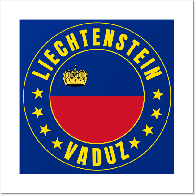 Liechtenstein Vaduz Wall Art by footballomatic